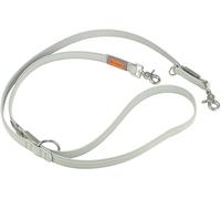 Be Nordic Adjustable Leash, Leather, XS - S : 2.00 M, 15 mm, Light Grey