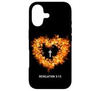 Be on Fire for JESUS: Revival Christian Revelation 3:15 Case for iPhone 17