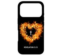 Be on Fire for JESUS: Revival Christian Revelation 3:15 Case for iPhone 17 Pro