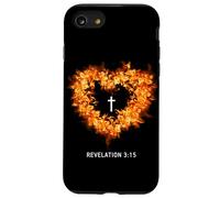 Be on Fire for JESUS: Revival Christian Revelation 3:15 Case for iPhone SE (2020) / 7 / 8