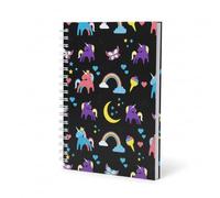 be online Unicorn Collection Spiral Notebook 17 x 24 cm Hard Cover - Notebook - 110 g Thick Paper, Flat Open, Ideal Courses & Reviews, Lined, 160 Pages (UNICORN GALAXY)