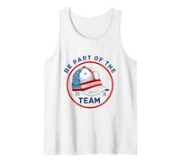 Be Part of The Team Baseball Design Tank Top