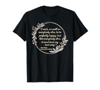 Be Perfectly Happy Jane Austen Quote Sense And Sensibility T-Shirt