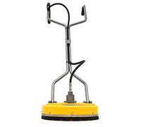 BE Pressure Whirlaway 16" / 41cm Rotary Flat Surface Cleaner, Silver, Pressure Washer Attachment, 276 Bar, 30LPM Flow Rate, 4000 PSI, 80°C Temperature Rating, 1 Year Warranty
