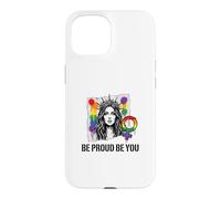 Be Proud and Be You Rainbow LGBTQ Pride Feminist Case for iPhone 15