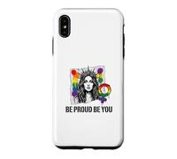 Be Proud and Be You Rainbow LGBTQ Pride Feminist Case for iPhone XS Max