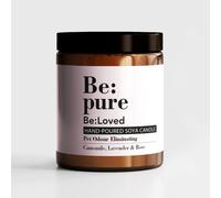 Be:Pure Scented Candle for Home Odor Remover Odour Neutraliser Lavender Candle Pets Eliminate Pet Odor Soy Beeswax Chamomile Gift Idea