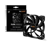 Be Quiet! BL080 Pure Wings 2 12cm High Speed Case Fan, Rifle Bearing, Black
