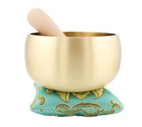 Be Quiet Bowl - 4-Inch Handmade Tibetan Singing Bowl Set with Mallet, Cushion, & Gift Box for Meditation, Sound Healing, Yoga, Restorative Practices & Justice Circles, & Chakra Balance