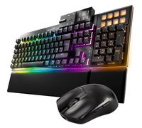 be quiet! Dark Mount Mechanical Keyboard and Dark Perk Sym Wireless Gaming Mouse Bundle - Hot-Swappable Numpad, Display Keys, Silent Tactile Switches, 32,000 DPI Sensor, up to 110 hours battery life