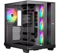 be quiet! Light Base 500 LX Black PC case, Fully Windowed Front And Side Panel, Show Case, Dual Chamber Design, ARGB Fan Hub, 4 Light Wings LX PWM Fans, Backside Connector Design