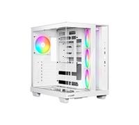 be quiet! Light Base 500 LX BGW86 White Mid-Tower Case, Tempered Glass, 4x ARGB Light Wings LX Fans, High Airflow ATX Case, USB-C 10 Gbps