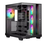 be quiet Light Base 500 LX, Black, w/ Tempered Glass Window, 4x Light Wings LX