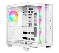 be quiet Light Base 500 LX, White, w/ Tempered Glass Window, 4x Light Wings LX
