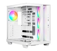 be quiet Light Base 500 LX, White, w/ Tempered Glass Window, 4x Light Wings LX