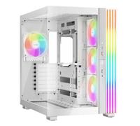 be quiet! Light Base 600 LX ARGB ATX Gaming Case - Invertible - BTF Ready White