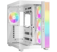 be quiet Light Base 600 LX White Mid Tower ATX Case with 4x ARGB Fans