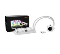 be quiet Light Loop IO LCD 240mm AIO Cooler, White, 2.1" LCD Display, 2x Light