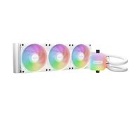 be quiet! Light Loop 360 mm White Water Cooling for Heavily Overclocked Systems, 3x Light Wings LX 120 mm PWM High-Speed ARGB Fan, Stylish Cooling Block, with PWM Hub, Extremely High Cooling