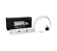 be quiet Light Loop IO LCD 360mm AIO Cooler, White, 2.1" LCD Display, 3x Light