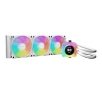 be quiet Light Loop IO LCD 360mm AIO Cooler, White, 2.1" LCD Display, 3x Light
