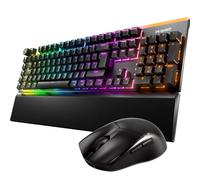 be quiet! Light Mount Mechanical Keyboard and Dark Perk Ergo Wireless Gaming Mouse Bundle, Silent Linear Switches, ARGB Lighting, Lightweight 55g Mouse, 32,000 DPI Sensor, up to 110 hours battery life