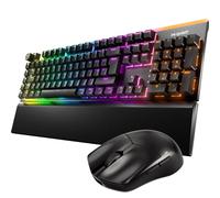 be quiet! Light Mount Mechanical Keyboard and Dark Perk Sym Wireless Gaming Mouse Bundle, Silent Tactile Switches, ARGB Lighting, Lightweight 55g Mouse, 32,000 DPI Sensor, up to 110 hours battery life