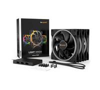 be quiet! Light Wings ARGB 140mm PWM Fan - Triple Pack