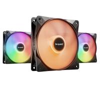 be quiet! Light Wings LX High Speed 120mm ARGB PWM Case Fan - Black Triple Pack
