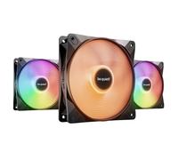 Be Quiet LIGHT WINGS LX 120mm PWM High Speed 3-Pack Black Computer Case Fan 12