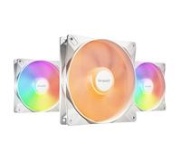 Be Quiet LIGHT WINGS LX 140mm PWM 3-Pack White Computer Case Fan 14 Cm 3 Pcs