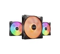 be quiet Light Wings LX ARGB 140mm PWM Triple Fan Pack - Black