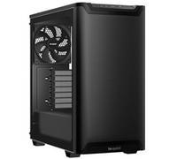 be quiet! Pure Base 501 Airflow Window Black ATX Mid Tower Case with USB-A, USB-C, 2 x Pure Wings 2 140mm Black PWM Fans