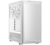 be quiet! Pure Base 501 Airflow Window White ATX Midi Tower Gaming PC Case | 2X preinstalled PWM Fans, Vertical Graphics Card Installation, Radiators up to 360mm, USB 3.2 Gen. 2 Type C, Tempered Glass