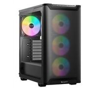 be quiet! Pure Base 501 LX Airflow Window Black ATX Mid Tower Case with USB-A, USB-C, 4 x Light Wings LX Black ARGB PWM Fans