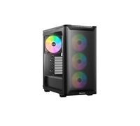 be quiet! Pure Base 501 LX Tempered Glass Mid Tower Gaming PC Case - Black