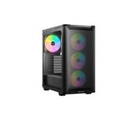 be quiet! Pure Base 501 LX Tempered Glass Mid Tower Gaming PC Case - Black