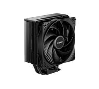 be quiet! Pure Rock 3 Black CPU Air Cooler | 4 High Performance 6mm Heat Pipes with HDT Technology | 120mm PWM Fan | AMD:AM4 AM5/Intel LGA 1700/1150/1151/1200 | Black | BK039