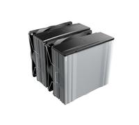 be quiet! Pure Rock Pro 3 Silver air cooler, impressively high cooling capacity, 6 high-performance 6mm heat pipes, 2 optimized Pure Wings 3 120mm PWM fans, compatible with liquid metal thermal grease