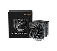 be quiet! Pure Rock Pro 3 Silver air cooler, impressively high cooling capacity, 6 high-performance 6mm heat pipes, 2 optimized Pure Wings 3 120mm PWM fans, compatible with liquid metal thermal grease