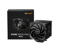 BK042: be quiet! Pure Rock Pro 3 Black CPU Air Cooler | 6 High Performance 6mm Heat Pipes with HDT Technology | 120mm Quiet PWM Fan | AMD:AM4 AM5/Intel LGA 1700/1150/1151/1200 | Black | BK042