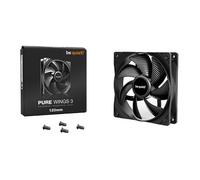 Be Quiet! BL104 Pure Wings 3 12cm Case Fan Rifle Bearing Black Ultra Quiet Fan