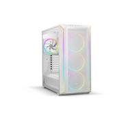 be quiet! Shadow Base 800 FX White PC Case, Light Wings White 140mm PWM Fans, ARGB Lighting, USB 3.2 Gen. 2 Type-C, Airflow, E-ATX Motherboard, 420mm Radiators, Tempered Glass Side Panel