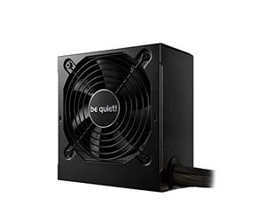 be quiet! System Power 10 450W power supply, temperature-controlled 120mm quality fan, strong 12V rail, DC-to-DC technology, 80 PLUS® Bronze efficiency, black flat cables, top safety features