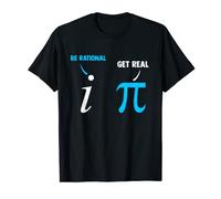 Be Rational Get Real Funny Math Jokes and Pun Math Symbols T-Shirt