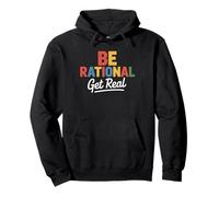 Be Rational Get Real Funny Math Teacher Humor Pullover Hoodie