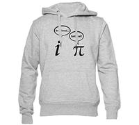 Be Rational Get Real Imaginary Math Science Pi Men Women Unisex Hoodie Grey S