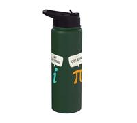 Be Rational Get Real Math Pi Number Algebra Teacher Math Stainless Steel Insulated Water Bottle