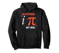Be Rational Get Real Mathematics Teacher Funny Math Pullover Hoodie