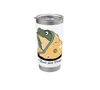 Be Real Not Perfect Frog Blanket Art Stainless Steel Insulated Tumbler